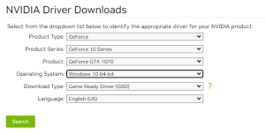 NVIDIA Driver Downloads