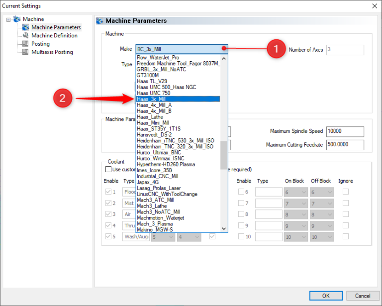 Setup Custom Coolant MCodes in BobCADCAM BobCAD Support